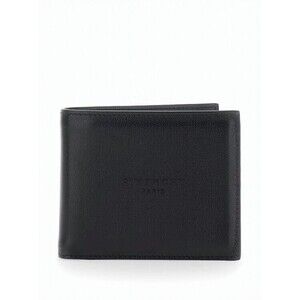 Givenchy Bifold Wallet In Smooth Calf Leather With Embossed Detailing - NWT